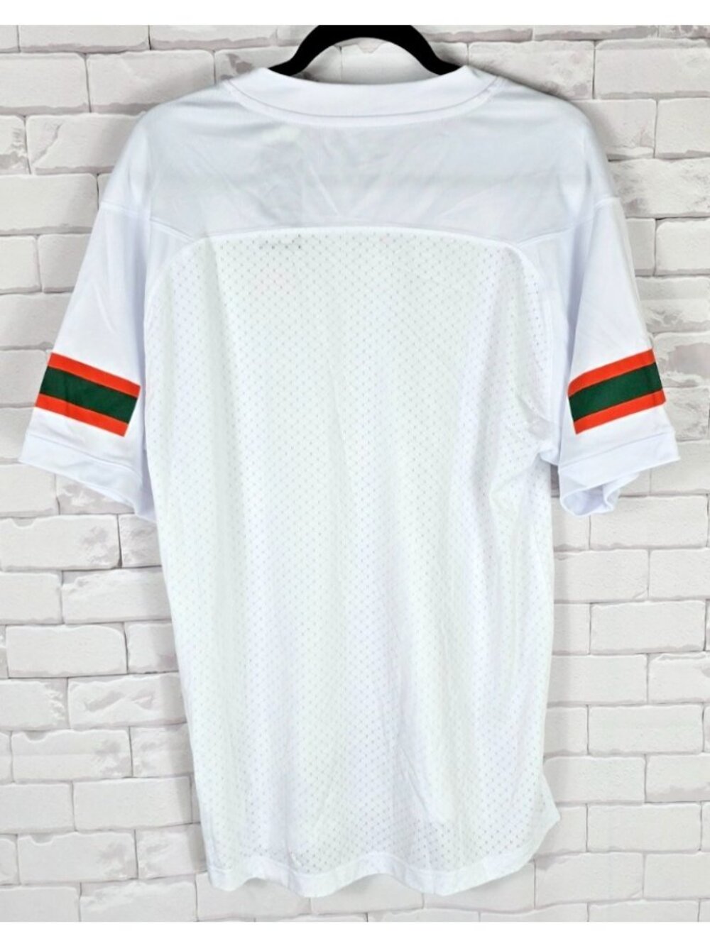 Miami Hurricanes - Men's NCAA Adidas Blank Football Jersey Medium NEW w/ Tags - Picture 2 of 3